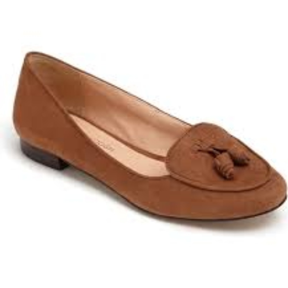 Brown Tassel Loafers for Women